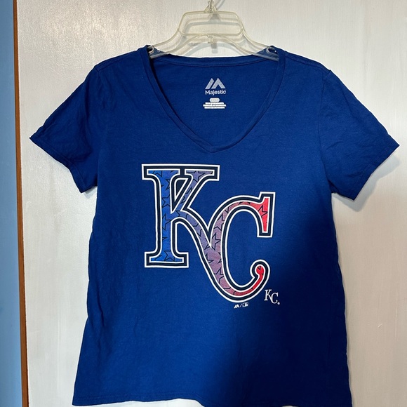 Majestic Tops - Women’s Kansas City Royals T-Shirt, Size Medium